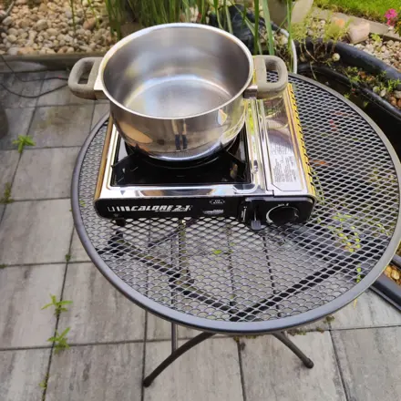 P1043K- Varič kufríkový na kartuše s ventilom