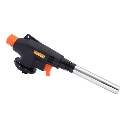 JUN10 Spájkovací horák predĺžený, na kartušu 220gr KP02002, piezo zapaľovanie