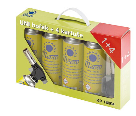 UKP18004 UNI horák + 4 kartuše