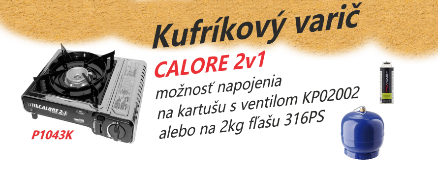Kufríkový varič CALORE 2v1